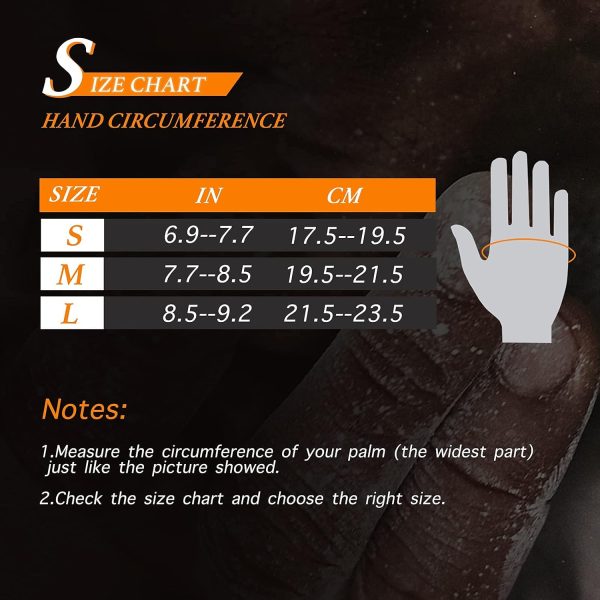 ATERCEL Weight Lifting Gloves Full Palm Protection, Workout Gloves for Gym, Cycling, Exercise, Breathable, Super Lightweight for Mens and Women - Image 7