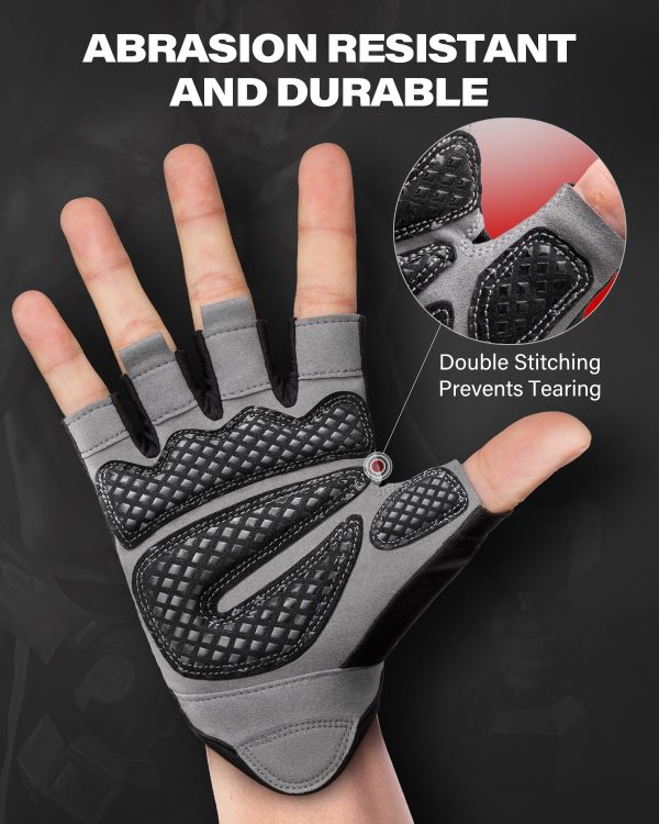 VINSGUIR Workout Gloves for Men and Women, Weight Lifting Gloves with Excellent Grip, Lightweight Gym Gloves for Weightlifting, Cycling, Exercise, Training, Pull ups, Fitness, Climbing and Rowing - Image 2