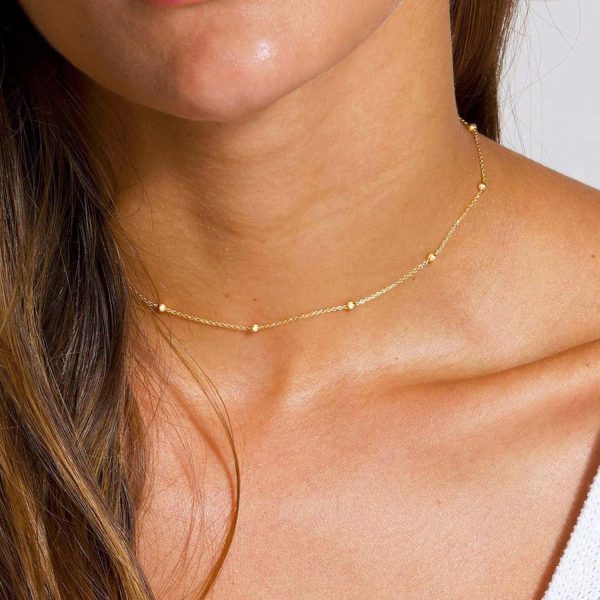 Layered Initial Necklaces for Women Trendy, 14K Gold Plated Letter A-Z Pendant Necklace Tiny Initial Necklace Personalized Monogram Layered Gold Initial Necklaces for Women Jewelry - Image 3