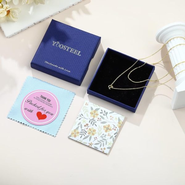 Layered Initial Necklaces for Women Trendy, 14K Gold Plated Letter A-Z Pendant Necklace Tiny Initial Necklace Personalized Monogram Layered Gold Initial Necklaces for Women Jewelry - Image 6